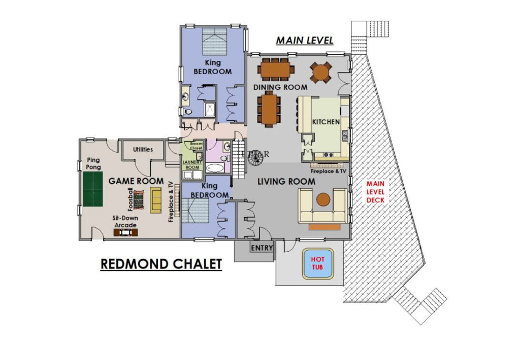 Redmond Chalet - Floor Plan